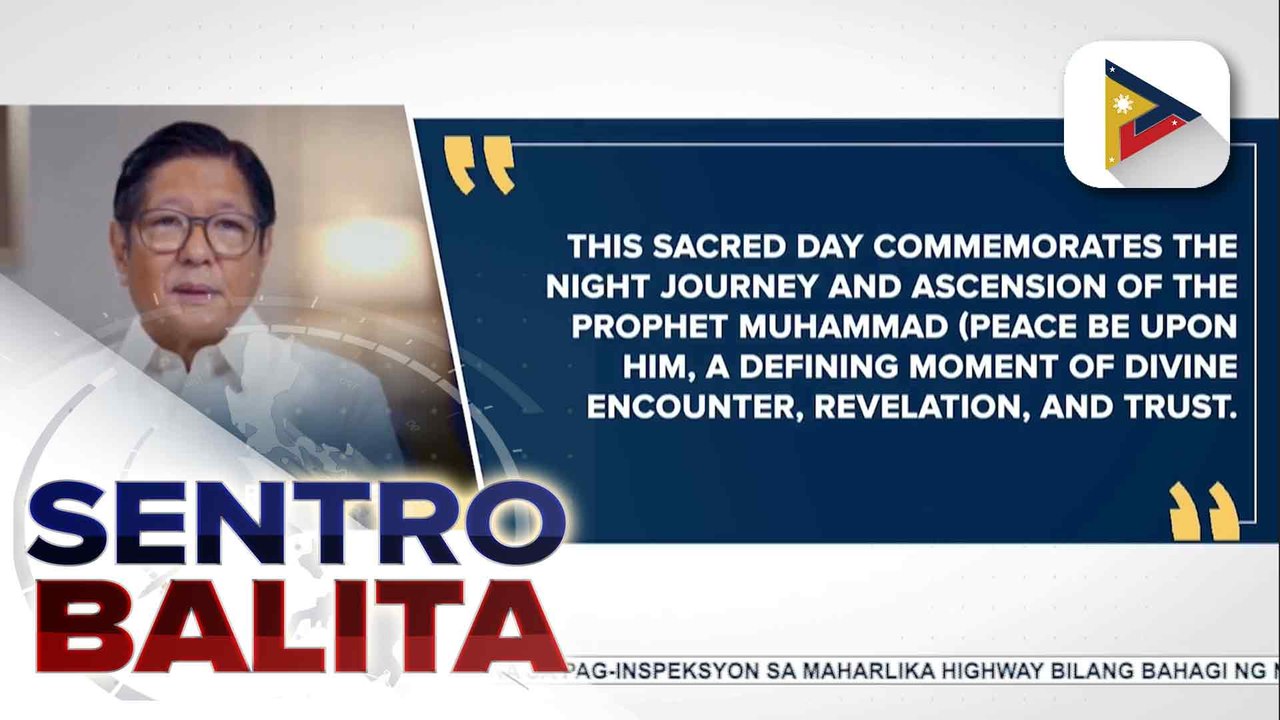 PBBM, nakiisa sa paggunita ng ating mga kababayang Muslim sa Al Isra Wal Mi’Raj