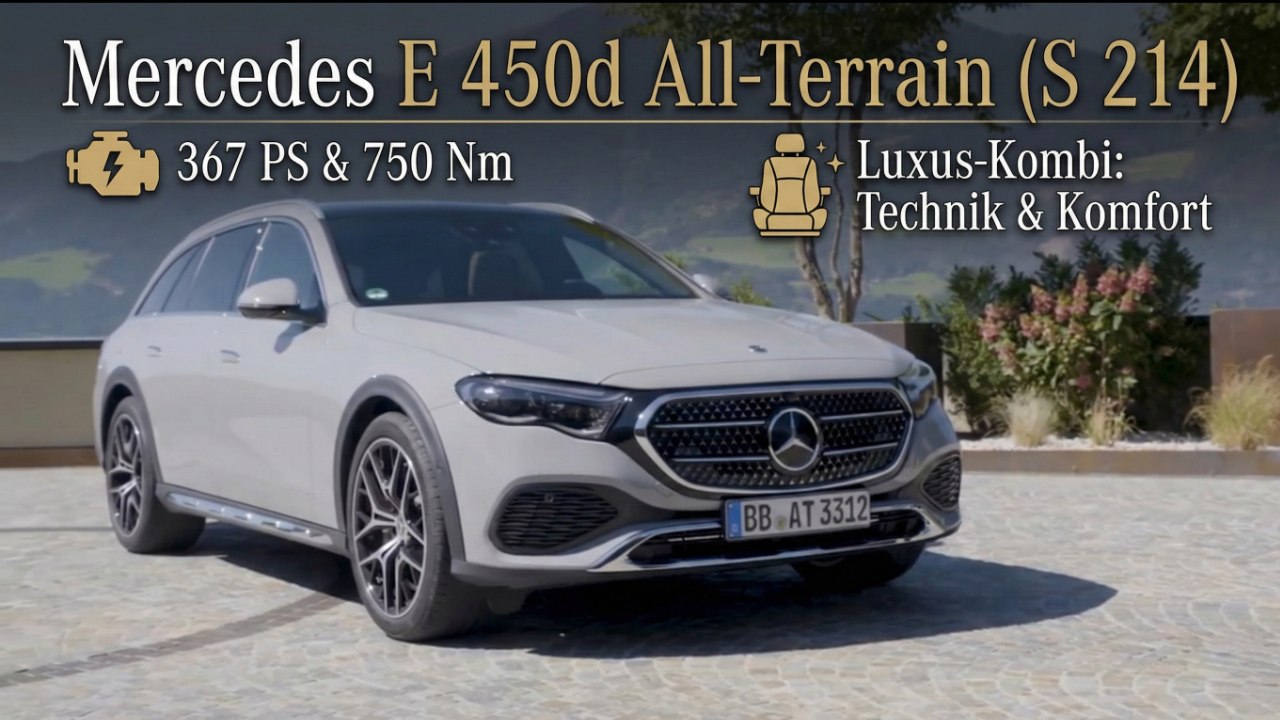 Mercedes E 450d All-Terrain W 214: Diesel-Kombi mit Luxus-Anspruch