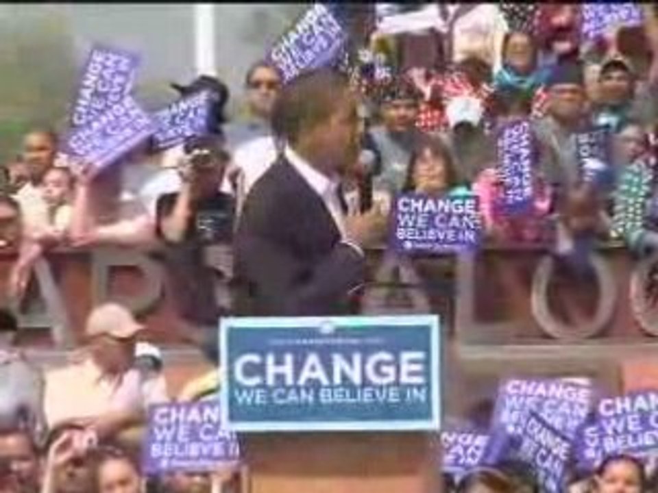 Barack Obama in Crow Agency, MT