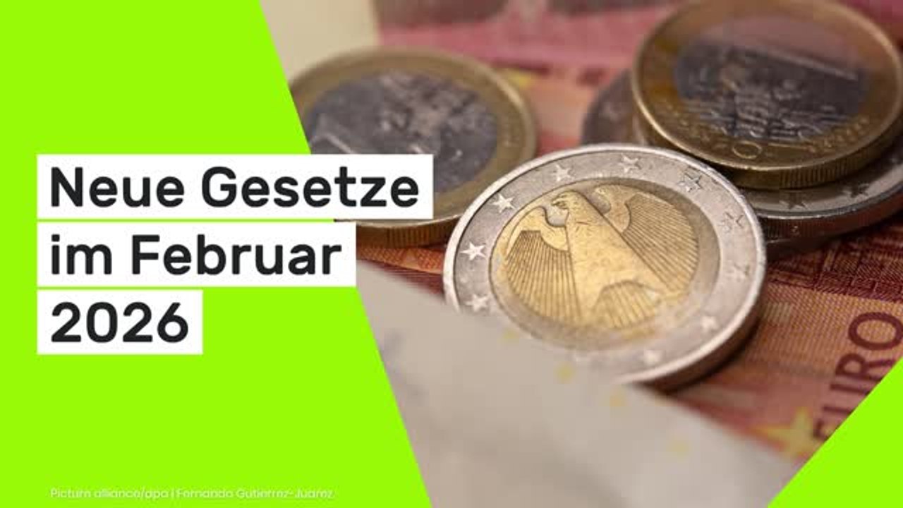 Neue Gesetze im Februar 2026: Solarstrom, Euro und mehr - das ändert sich ab 01.02.