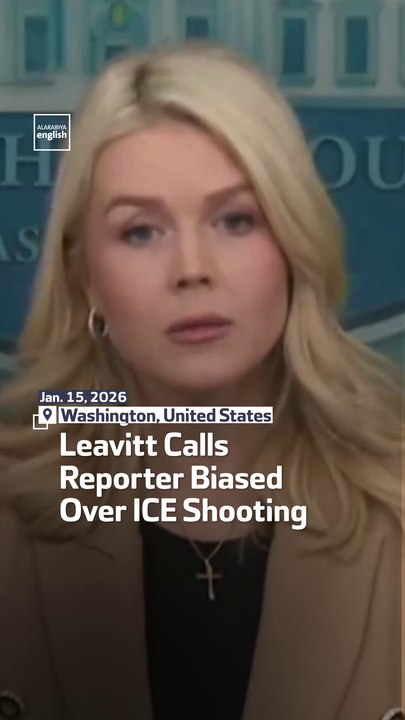 Leavitt Calls Reporter Biased Over ICE Shooting