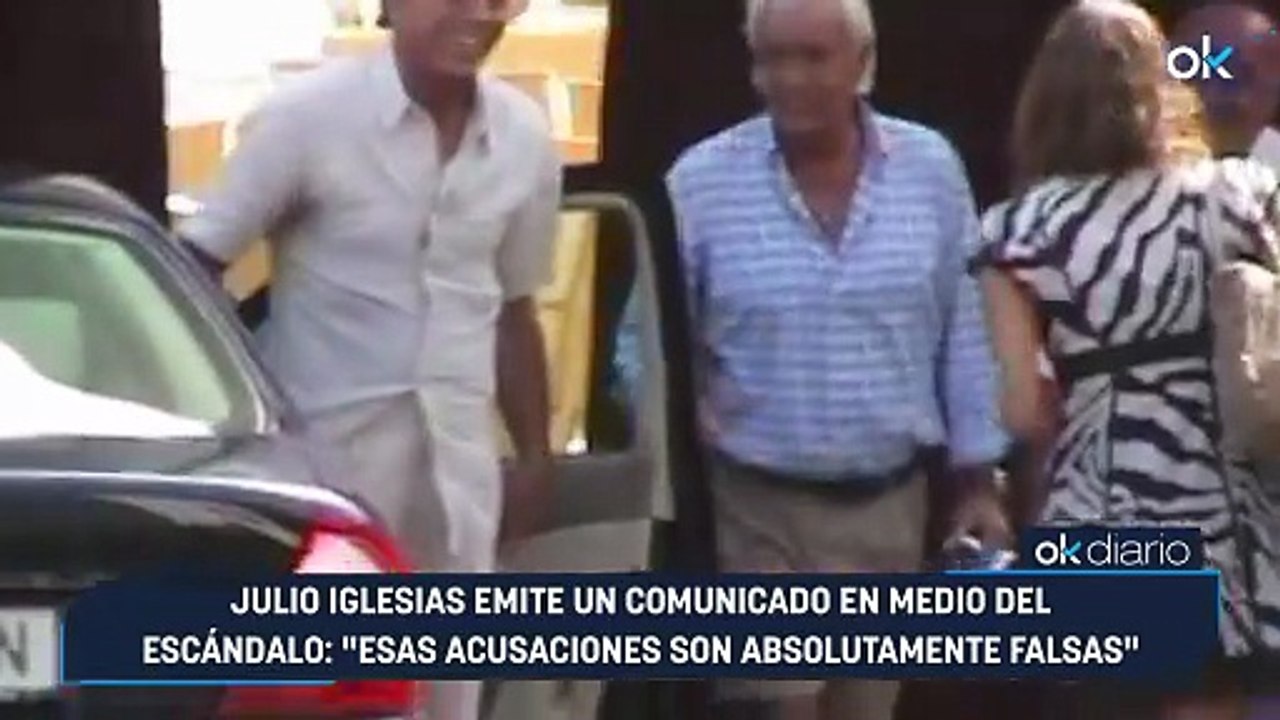 Julio Iglesias emite un comunicado en medio del escándalo: "Esas acusaciones son absolutamente falsas"