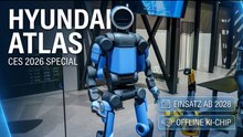 Hyundai zeigt Robotik-Offensive mit IONIQ 5 Robotaxi & Atlas