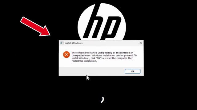 How To Fix Windows installation cannot proceed on HP Laptop and Pc - Windows 11/10/8/7