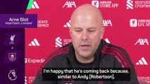 Slot happy to have Salah back at Liverpool next week