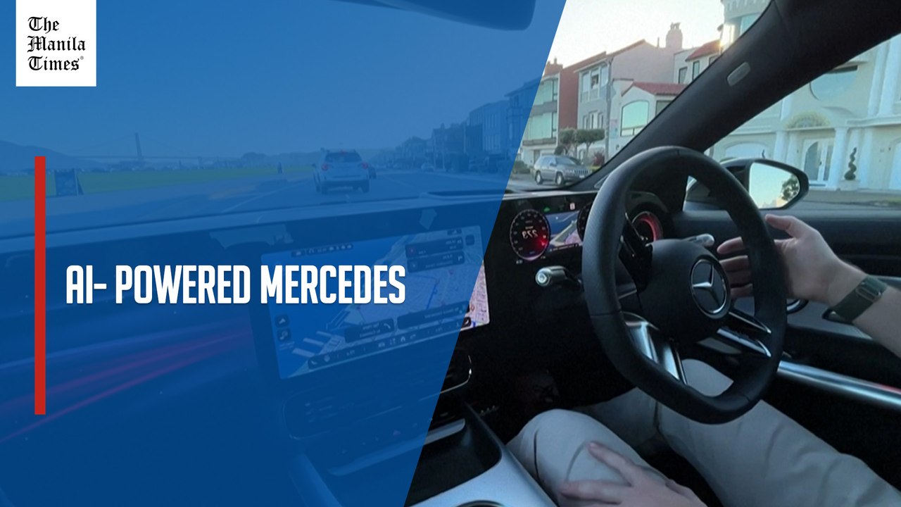 Nvidia shows off AI-powered autonomous driving system with Mercedes