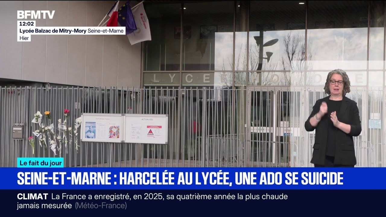 "C'est triste de savoir qu'une personne qui était aussi proche était autant en détresse": un hommage après le suicide d'une lycéenne, victime de harcèlement scolaire