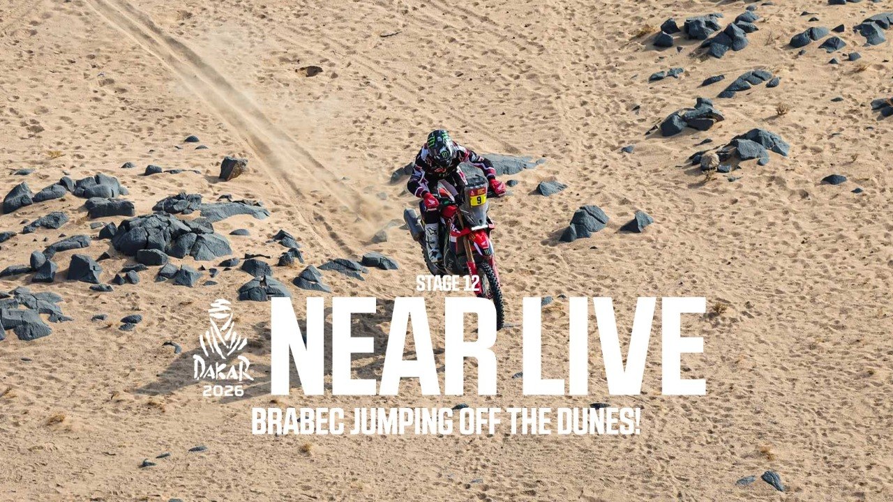 Brabec jumping off the dunes!