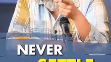 Never Settle __ Acharya Prashant