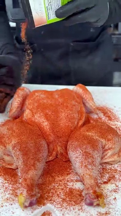 Smoked Sweet Honey Buffalo Chicken chicken chickenrecipe bbqchicken