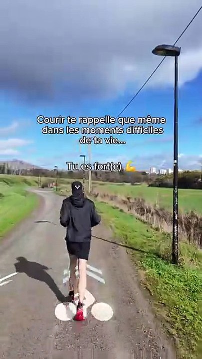 Courir nous donne de la force 🙏