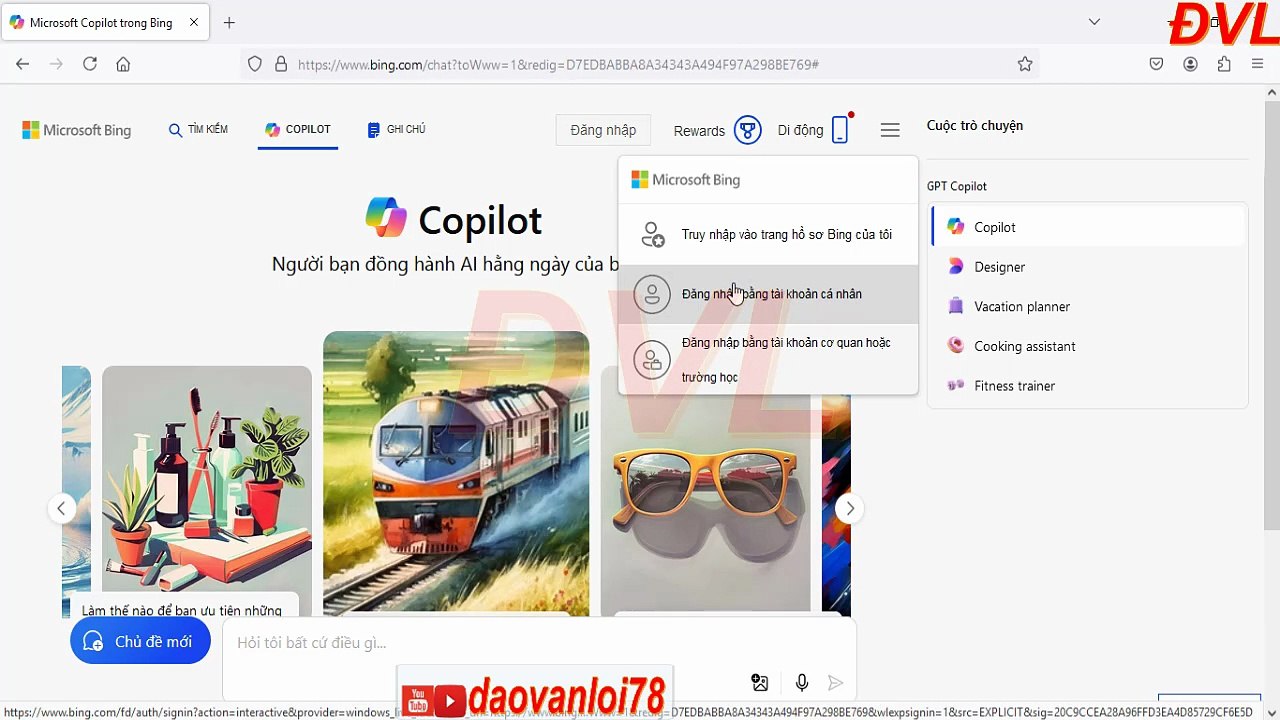 Tạo hình ảnh bằng Copilot