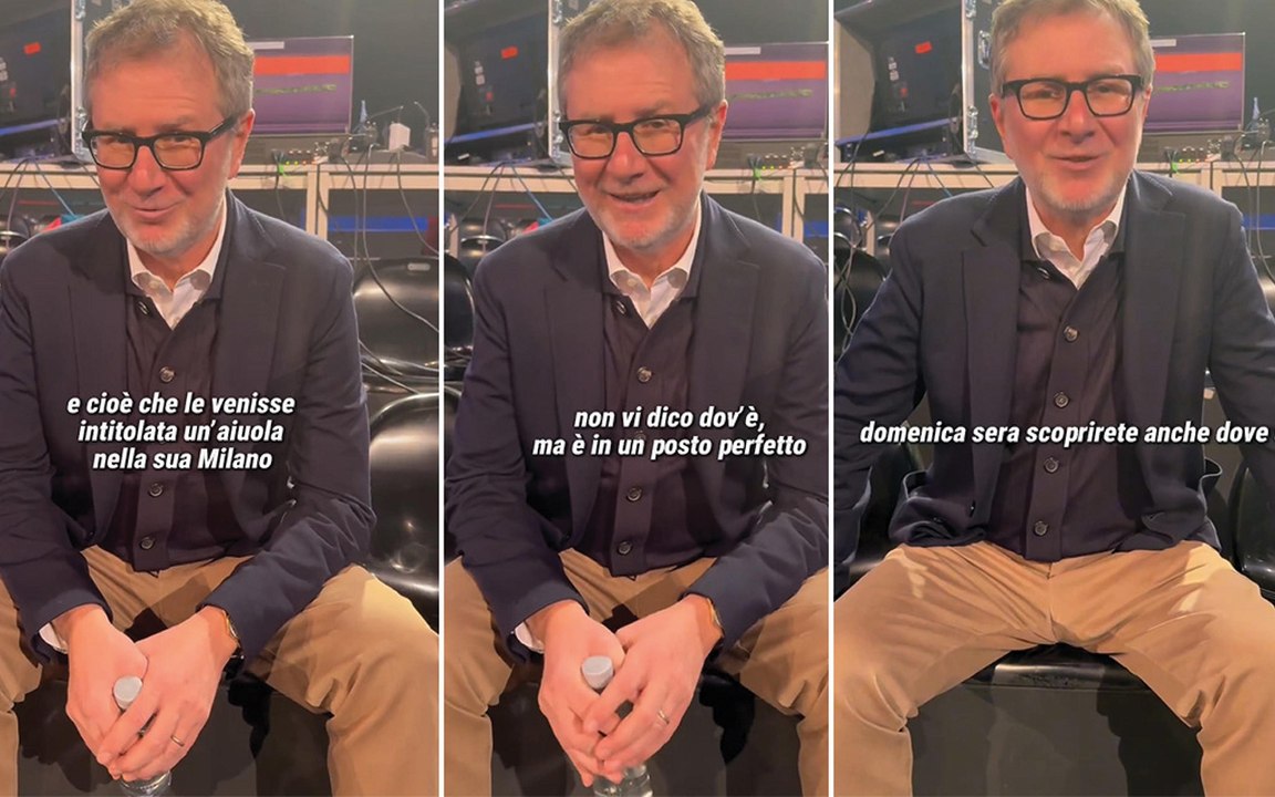 Fabio Fazio e l'anticipazione della puntata speciale di "Che tempo che fa": «Il sogno di Ornella si realizza»