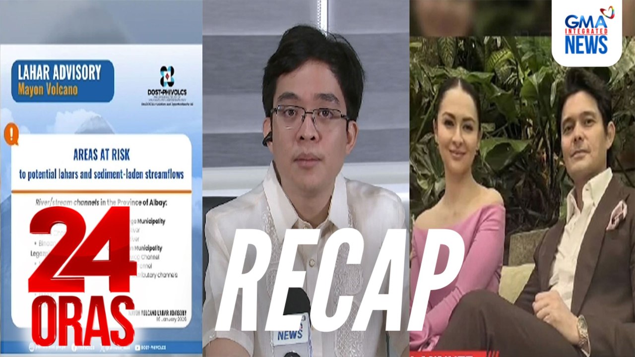 24 Oras: (Part 3) Paghahanda sa banta ng lahar flow; Pinapatahimik lang si Leviste?; Ninong at ninang era ng DongYan; atbp