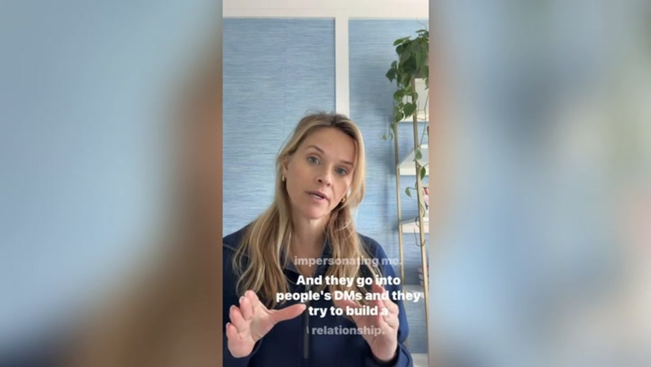 Reese Witherspoon warns fans about online scammers posing as her