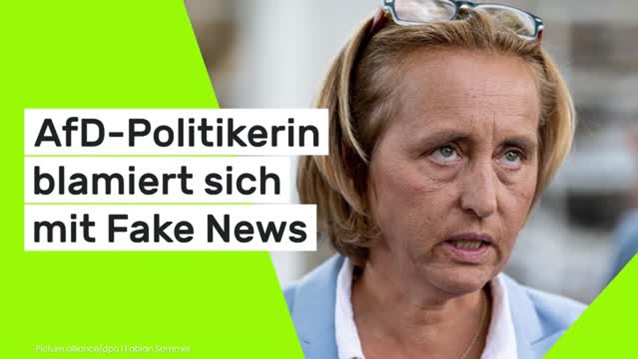AfD-Politikerin blamiert sich mit Fake News bei Lanz