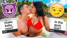 JUICY Hot Tub Q&A 😳 (Pt.18) | Isaac & Andrea | Couple Questions Gone Wild 😂🔥