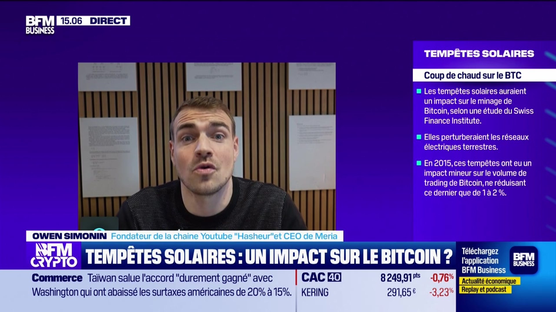 BFM Crypto, les Pros : Tempêtes solaires, un impact sur le Bitcoin ? - 16/01