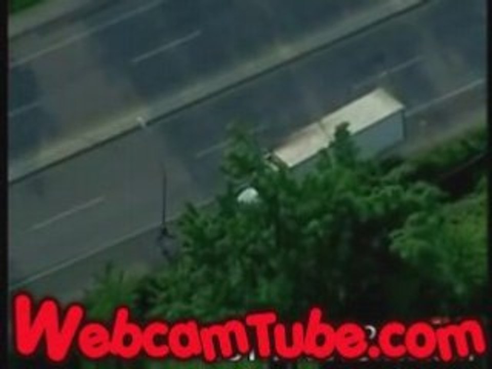 RCMP Police Vehicle Takes Out a Fugitive by Slamming Him