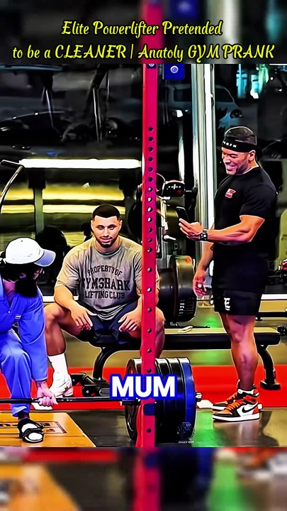 Elite Powerlifter Pretended to be a CLEANER Anatoly GYM PRANK gym trolllife funny