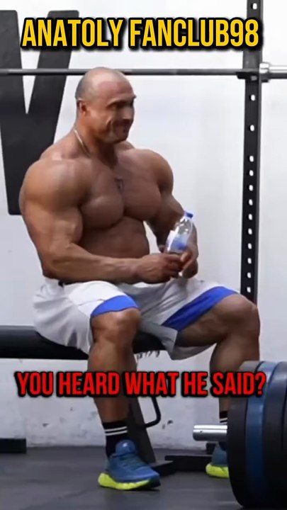 I never start a workout without warmup anatoly fitness gym