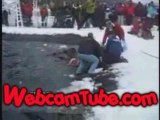 When Skiing Across a Small Pond Goes Painfully Wrong