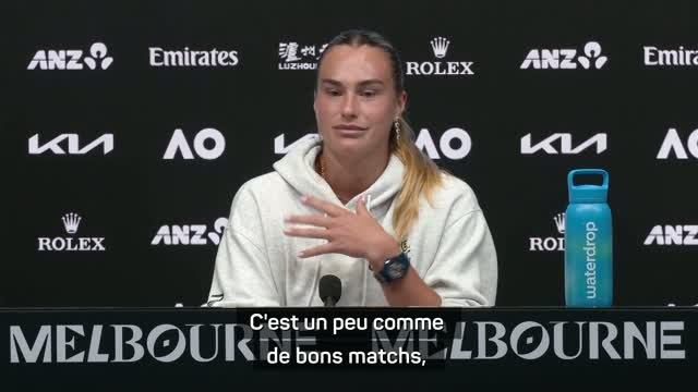 Open d'Australie - Sabalenka : Jimmy Fallon, c'était incroyable !