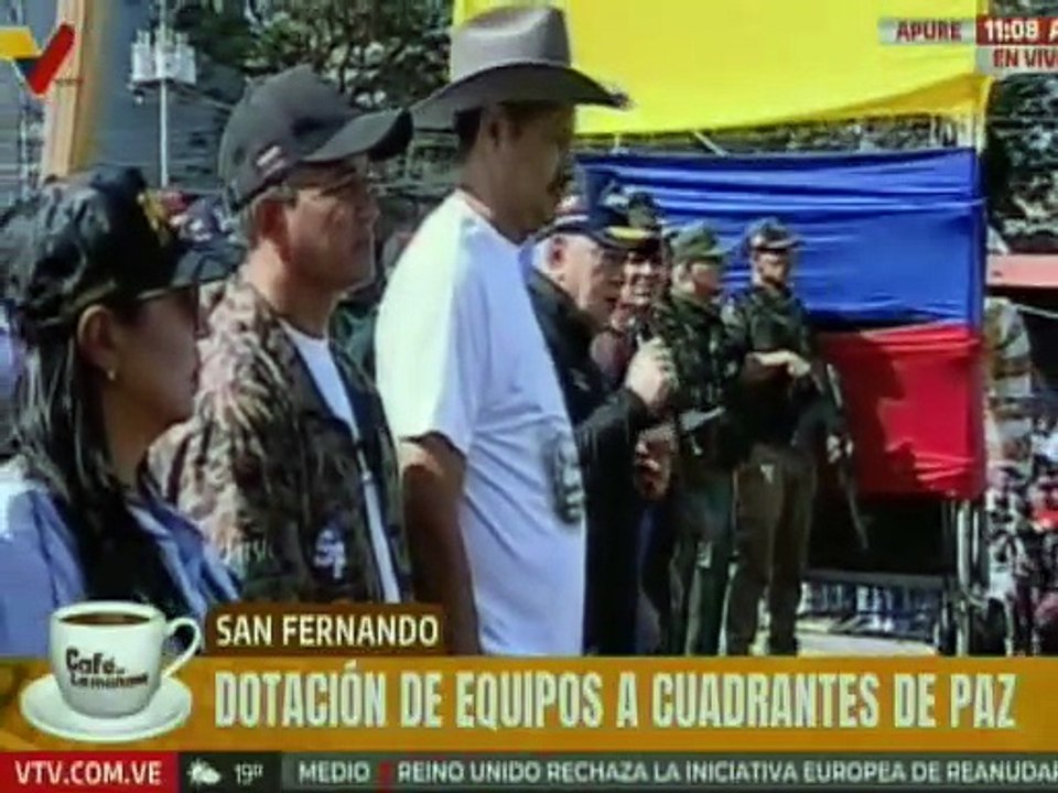 Vpdte. Sec. Diosdado Cabello: Hemos llegado a 181 Cuadrantes de Paz en el estado Apure