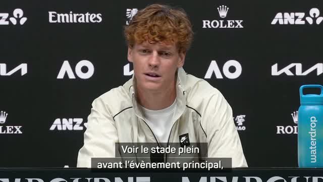 Open d'Australie - Sinner : Au départ, je n'étais pas le plus grand fan du One Point Slam...