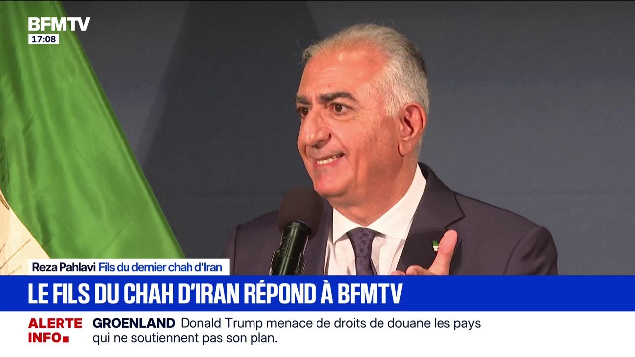 "C'est un crime contre l'humanité": Reza Pahlavi, fils du dernier chah d'Iran, répond à BFMTV, concernant les révoltes dans le pays