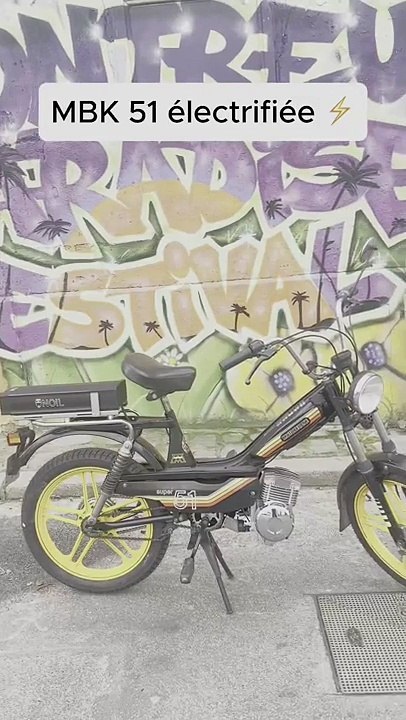 La MBK 51 est à présent électrique 😉⚡️