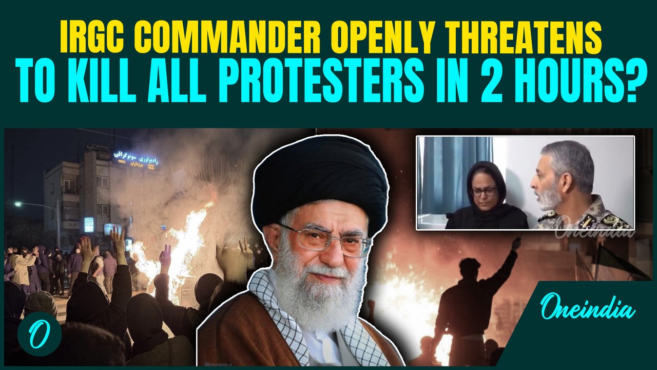 Iran Breaking: IRGC Commander THREATENS Protesters on Live TV| Civilians Used as HUMAN SHIELDS?
