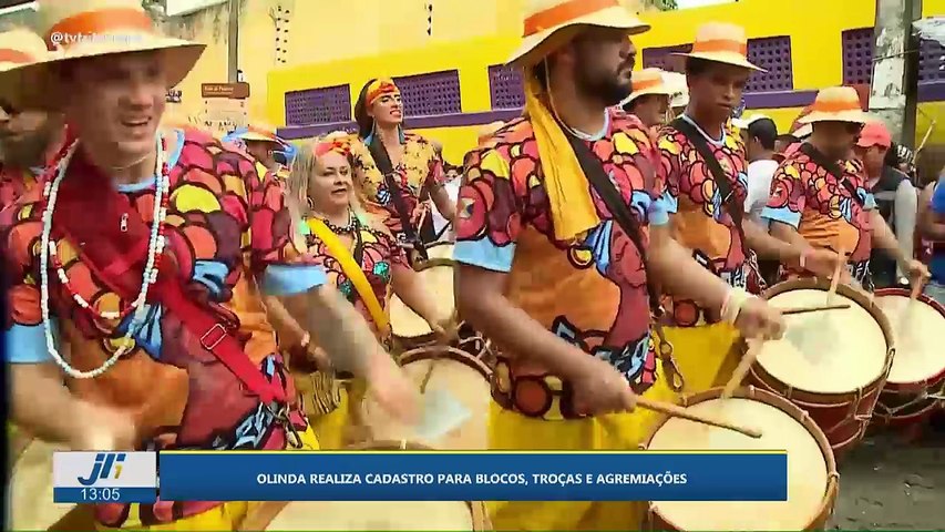 Olinda realiza cadastro para blocos, troças e agremiações