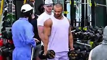 The 32 year old man shocked bodybuilders at the gym by pretending to be a cleaner
