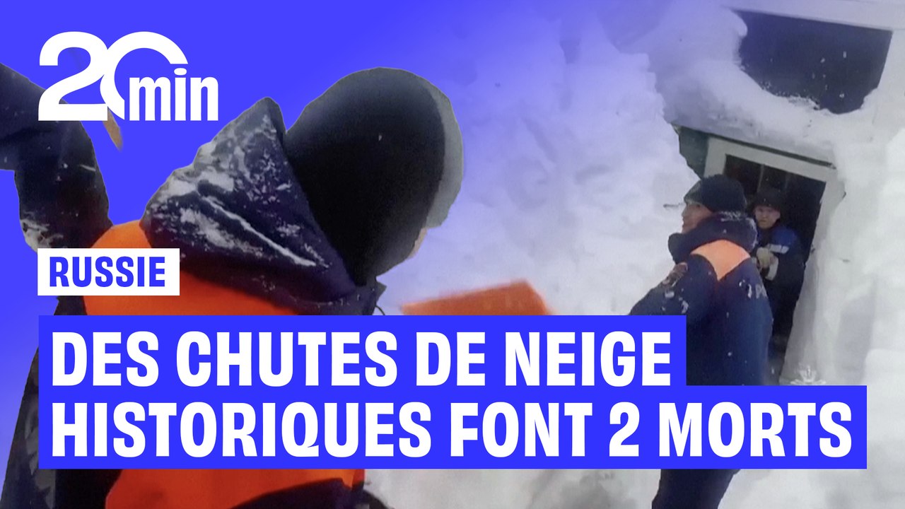 Russie : des chutes de neige historiques font deux morts