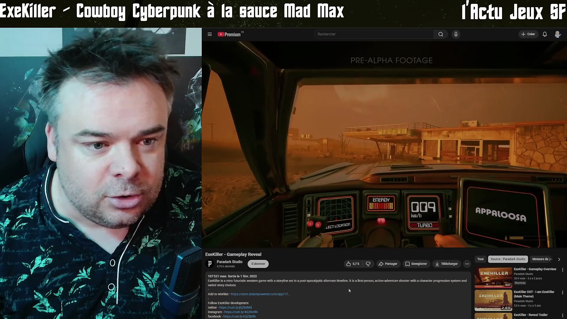 Quand Cyberpunk 2077 rencontre Fallout : voici ExeKiller !!