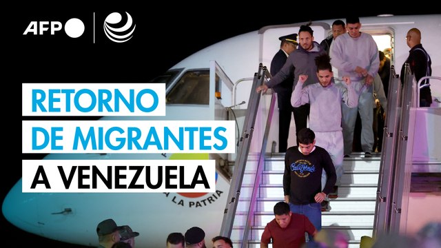 Llega a Venezuela primer vuelo con migrantes deportados desde EU tras caída de Maduro