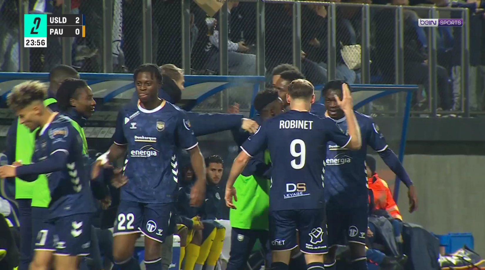 Ligue 2 : Dunkerque signe la belle opération contre Pau