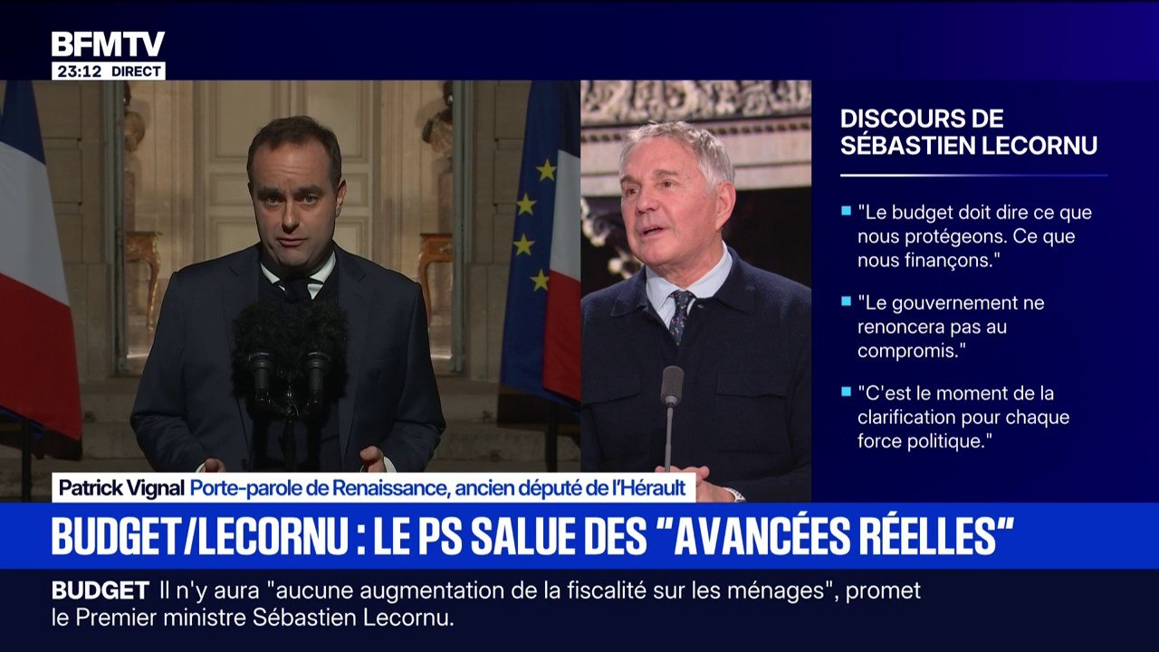 Discours de Sébastien Lecornu: "On a une classe politique en ruine", dénonce Patrick Vignal, porte-parole de Renaissance