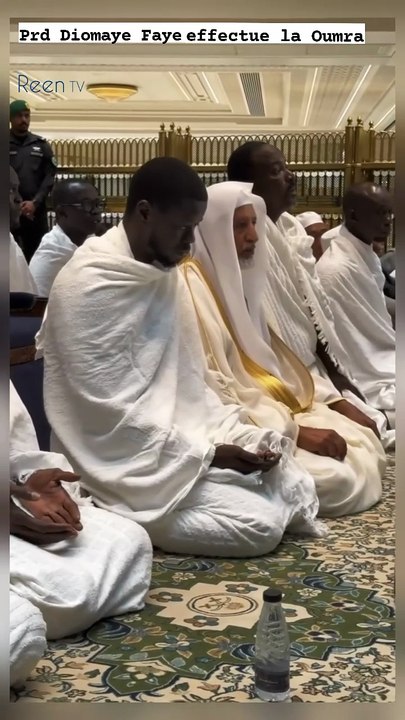 Pdt Diomaye Faye à la Mecque pour faire la Omra