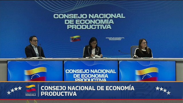 Presidenta Encargada Delcy Rodríguez lidera el Consejo Nacional de Economía Productiva