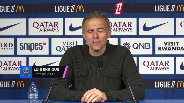 Enrique : C'est incroyable qu'on ait marqué trois buts aujourd’hui