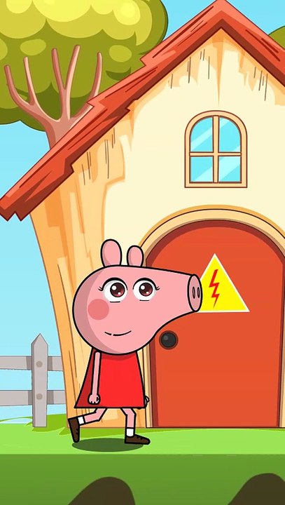 Peppa pig get electric surprise 😱🤣
