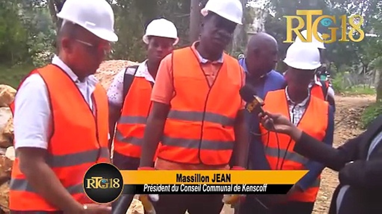 Meri Kenscoff ap kontinye travay konstriksyon twonson wout nan lokalite Meuz TPTC te deja demare