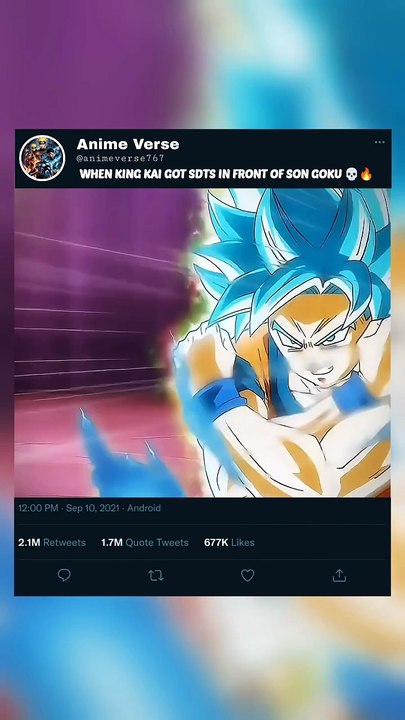 WHEN KING KAI GOT SDTS IN FRONT OF SON GOKU 💀🔥