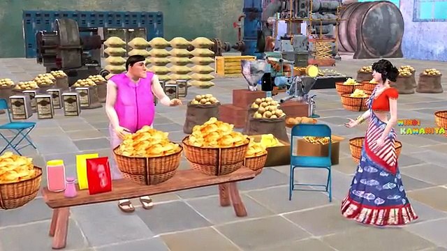 Inside a Potato Chips Factory Machine | Aloo Chips Comedy Hindi Kahaniya | Moral Story