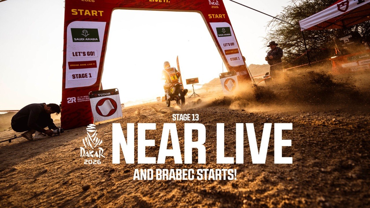 And Brabec starts!