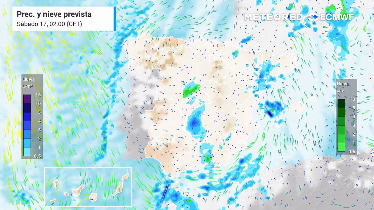 Tiempo invernal con temporal duro mediterráneo