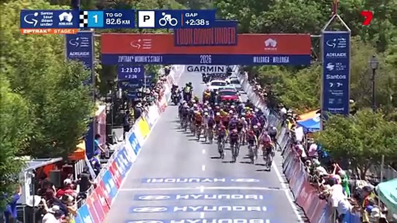 Cyclisme - Santos Tour Down Under 2026 - Ally Wollaston la 1ère étape, la 1ère de la saison pour FDJ United Suez... le résumé