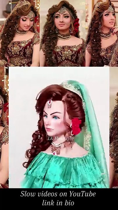 front hairstyle|ladies hair style for wedding|bridal hairstyle|party hairstyle|easy hairstyles   Your Queries.  bridal hairstyle open hair, kashees hairstyle, messy braid hairstyle, wedding hairstyles open hair, braid hairstyle for wedding,3 BRIDAL HAIRST